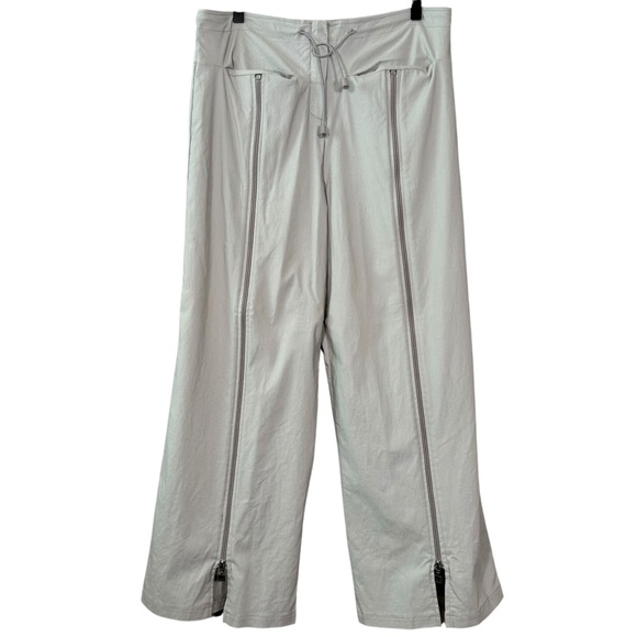ART Ateliers Rare Toggery Light Gray Size XL Zipper Split Leg Straight Pants - Picture 1 of 8